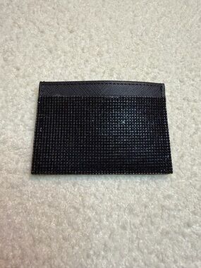 Urban Expressions Black Rhinestone Card Holder